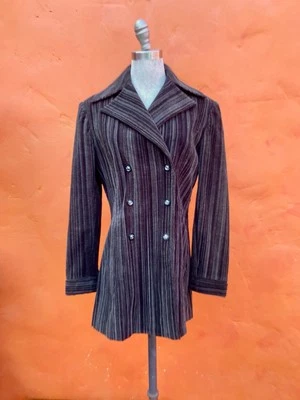 Chaqueta abrigo pana gris para mujer St John Sport Marie Foto 1 de 4