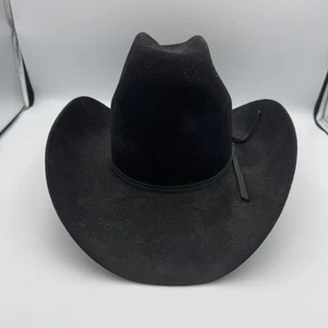 American Hat Co Maxi Felt Black Cowboy Hat Size 7 1/8 - Picture 1 of 11