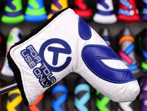 Scotty Cameron TOUR ONLY White & Blue TOUR RAT Industrial CIRCLE T Headcover - Picture 1 of 3