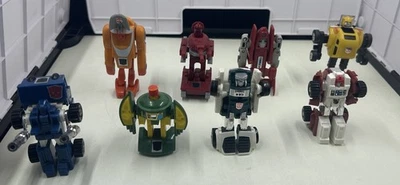 Lote de 7 GoBots e Transformers G1 Bandai Vintage 1984 - Imagem 1 de 4