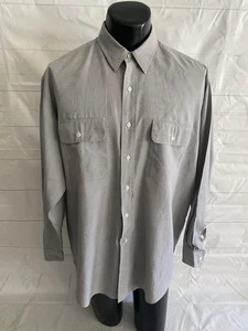 Polo Ralph Lauren Shirt Men’s Large Whitfield Houndstooth Long Sleeve Pockets # - Picture 1 of 9
