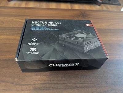 Noctua NH-L9i chromax.black Low-Profile CPU Cooler – 37mm, 100% RAM/PCIe Compati - Image 1 of 3