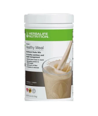 Herbalife Fórmula 1 Comida Saludable Nutrición Batido Galletas Crema Sabor 750g Foto 1 de 3