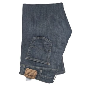 Pantalones de mezclilla para hombre Levi Strauss Signature rectos azules 40 X 30 lavado oscuro - Imagen 1 de 5
