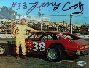 Jerry Cook Signed 8x10 Photo Autographed JSA COA NASCAR Hall Of Fame Racing - Picture 1 of 1