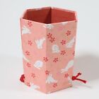 Stylo en papier de teinture traditionnel yuzen japonais artisanat support lapin rose