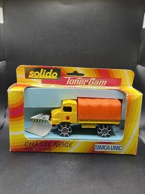 Solido Toner Gam #359 Simca Unic Chasse Neige Original Box Vintage Missing Film - Image 1 of 4