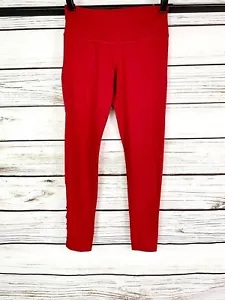 Leggings deportivos Victorias para mujer rojos knockout talla M ajustados deportivos de gimnasio - Imagen 1 de 5