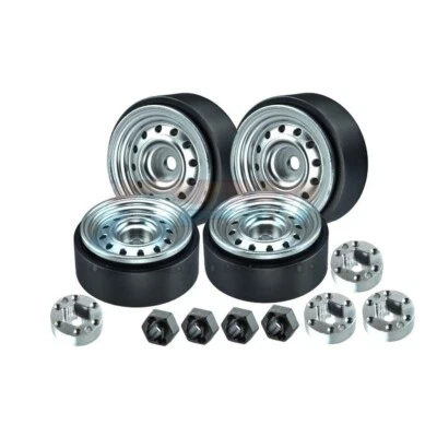 GPM TRX4MZSP1220S Beadlock 1.0 12-Loch-Felgen Alu silber 26,1x13,2mm (4) - Bild 1 von 2