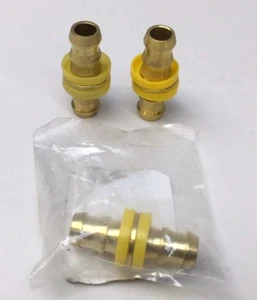 Speedaire 4TT21C Barbed Hose Mender Brass 1/2" X 1/2" 250 Max PSI (Pack of 3) - Picture 1 of 6