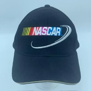 Gorra negra estilo béisbol Nascar Racing 3M gancho y bucle ajustable de Kudzu - Imagen 1 de 7