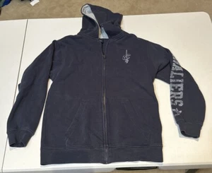 Adidas Blue Cleveland Cavaliers NBA Hoodie Zipper Sweatshirt Youth Medium - Picture 1 of 7