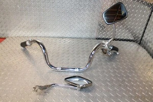 01 Suzuki Savage 650 Boulevard S40 Handlebars Mirrors Clutch Perch Lever OEM - Picture 1 of 24