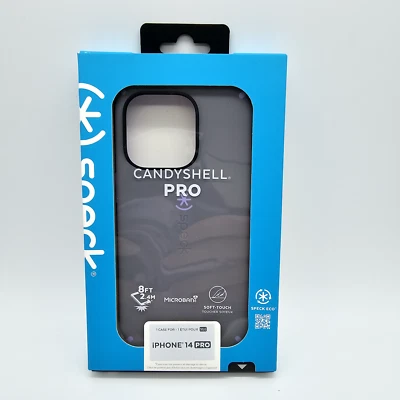 Funda rígida Speck Candyshell Pro para iPhone 14 PRO suave al tacto gris nublado Foto 1 de 4