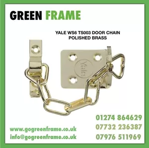 Door Chain High Security YALE TS003 UPVC/Composite/Timber Doors. (FREE DELIVERY) - Picture 1 of 7