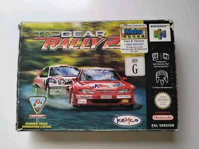 Top Gear Rally 2 Complete | Genuine N64 Game CIB |  Pal Australian Nintendo 64 - Image 1 of 4