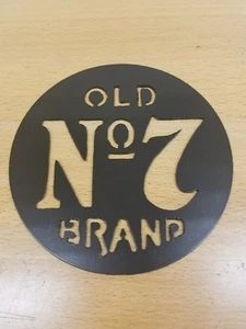 Jack Daniel's Old n. 7 metallo arte parete taglio plasma insegna regalo idea regalo - Foto 1 di 2