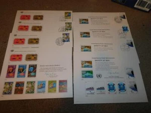 UN SOUVENIR CARDS-TRADE & DEVELOPEMENT, SAFETY AT SEA, ILO-TURIN CENTRE, INT. - Picture 1 of 1