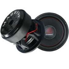 TWO HIPPOXL122R - 12" 3000 WATTS RMS DUAL 2 OHM 4" V.C. MEGA SUBWOOFER