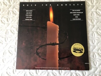 Various Artists "Rock for Amnesty" vinyl LP - Image 1 of 2
