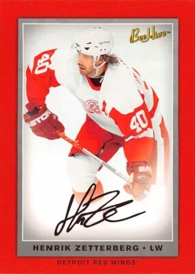 2006-07 Beehive Red Facsimile Signatures #64 Henrik Zetterberg - Image 1 of 2