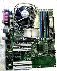 INTEL C96315-404 MOTHERBOARD + 3GHz INTEL PENTIUM SL7Z9 CPU + 2GB RAM + H/S/FAN - Picture 1 of 2