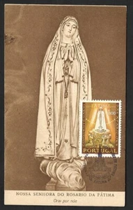 Portogallo Santuario Nostra Signora di Fatima 1967 13 maggio visita del Papa Religione maxicard - Foto 1 di 2