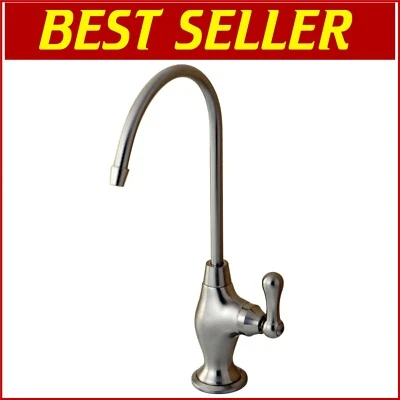Easy Install Brushed Brass Water Filtration Faucet - Modern Kitchen Essential - Image 1 of 4