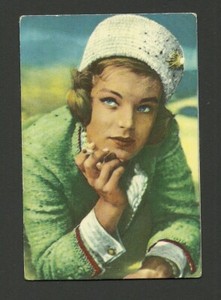 Romy Schneider Vintage German Movie Film Star Card #31