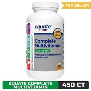 Equate Complete Multivitamin/Multimineral Supplement for Adults 50+ - 450 Count - Picture 1 of 4