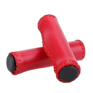 Classic Retro Bike Cycling Bicycle PU Leather Handlebar Grip Cover Accessories - Picture 1 of 16