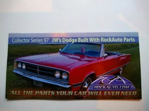 ROCKAUTO ROCK AUTO Collector Series 97 Car Magnet DODGE - Picture 1 of 1
