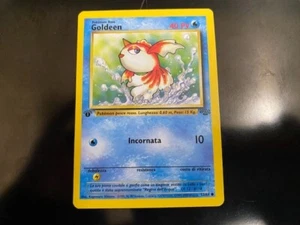 Tarjeta de Pokémon Goldeen italiana 1a edición Jungle 53/64 - Imagen 1 de 2