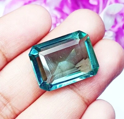 Green Amethyst 19.20 Ct Certified Loose Gemstone Pendant Size Amethyst - Image 1 of 4