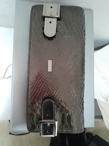 Ladies Pewter Clutch Karen Millen - Picture 1 of 5