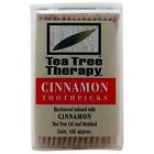 Tea Tree Therapy Toothpicks Cinnamon 100 count