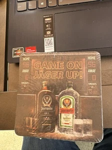 Neu Jägermeister Set 25 Bar Untersetzer Spiel auf Jager Up! Promo Karton - Bild 1 von 6