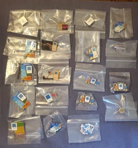 Mixed Lot Of 19 Olympic Team Pins From The 2004 Athens Olympics, Jet Set, Kodak - Picture 1 of 12