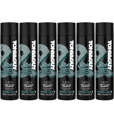 TONI&GUY Toni & Guy Men Deep Clean Shampoo 250 ml x 6