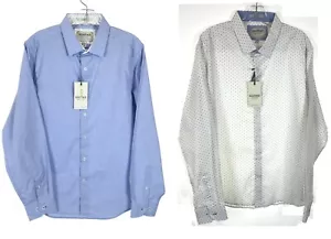 NWT Mens Size Large or 2XL SHORT Heritage Report Collection Button Front Shirt - Picture 1 of 9