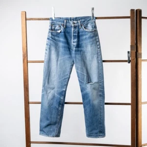Vintage 90s LVC USA-made Levi’s 501XX Big E selvedge jeans - 29x28 - Picture 1 of 16