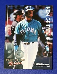 KEN GRIFFEY JR’s only AAA card, in sealed pack w/ JAY BUHNER ‘95 Tacoma Rainiers