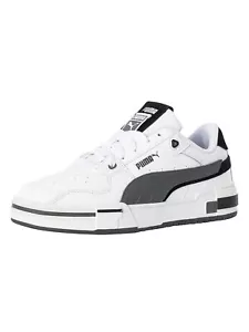 Puma Men's CA Pro Glitch Leather Trainers, White - Picture 1 of 9