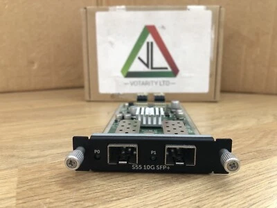 Dell Force10 S55-10G-SFP+ Module DP/N 07VP2N Dell S55-10GE-S P/N 759-00065-02 - Image 1 of 4