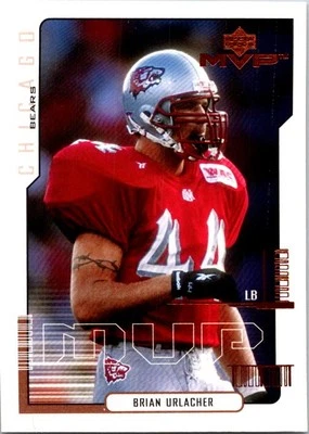 2000 Upper Deck MVP #192 Brian Urlacher football card 5BBBB - Image 1 of 2