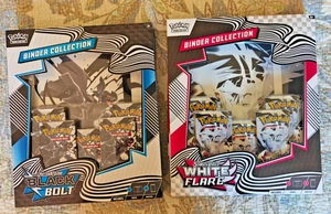 Pokémon Black Bolt and White Flare Binder Sammlung (2er Set) + GESCHENK 🔥🔥 - Bild 1 von 2