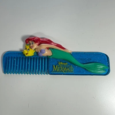 Peine de pelo vintage Disney La Sirenita Ariel platija años 90 Foto 1 de 4