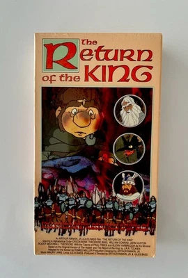 Sealed LORD OF THE RINGS THE RETURN OF THE KING Animated VHS JRR Tolkien Frodo - Image 1 of 4