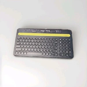 onn. Klawiatura Bluetooth czarna żółta kołyska wielourządzenie model 100074483 - Zdjęcie 1 z 1