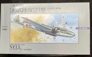 Kit Modelo Bombardero Arh Mitsubishi G3M3 Nell Marina Japonesa Stk#23@196 - Imagen 1 de 7